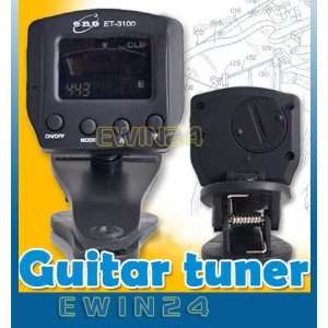  digital clip on chromatic tuner for guitar bass violin 100 