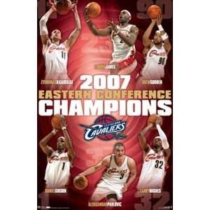  NBA   Eastern Conference Champs 07 HIGH QUALITY CANVAS 