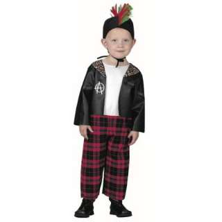  Toddler Punk Rocker Halloween Costume (2 4T) Clothing
