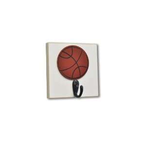  Homeworks Etc Basketball Single Wall Hook, Orange Baby