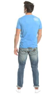 ZANEROBE Mens Blue Bayou Printed T Shirt  