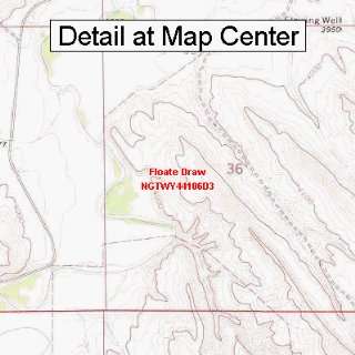  USGS Topographic Quadrangle Map   Floate Draw, Wyoming 