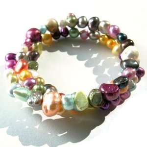  Multi colored Bead Bracelet: Jewelry