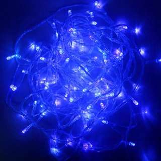 TOP ! Blue 10M 100 LED Christmas Wedding Fairy Party String Lights 