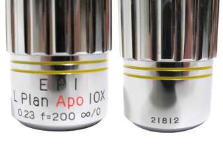 New OPD 10X Microscope Objective EPI L Plan Apo 10X  