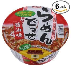 Myojo Desse Japanese Instant Ramen Bowl Soy Sauce Flavor, 2.61 Ounce 