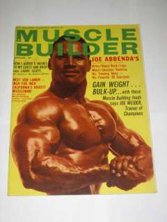Muscle Builder Magazine February 1965 Joe Abbenda  