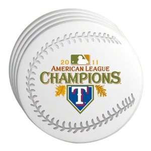  Texas Rangers 2011 American League Champions 4 pack 