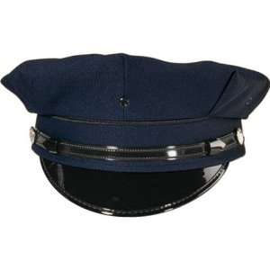 5661 Navy Blue Police/Security Cap (7 1/4)  Sports 