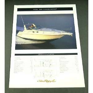    1996 96 SEA RAY 300 SUNDANCER Boat BROCHURE: Everything Else