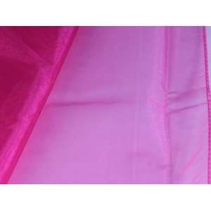  Wedding Organza Fabric Decor 58 inch 360 Inches, Fuchsia 