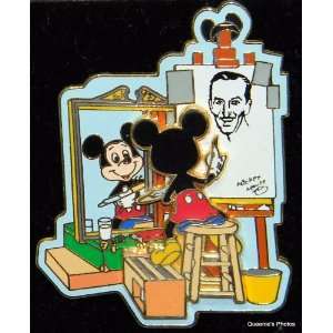  Rockwell Spoof Mickey Self Portrait Walt Disney 3 D 2001 