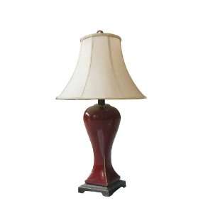  Fangio Lighting 6039 Resin Table Lamp, Red: Home 