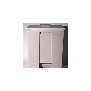  PT# 6145 Step On Container 6145 Beige 18 Gallon by 