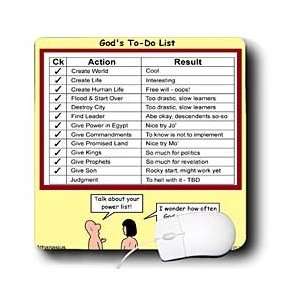   Cartoons   Athanasius   Gods To Do List   Mouse Pads Electronics