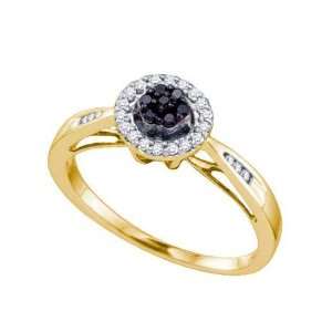  0.20cttw Diamond FLOWER Ring ( Size 7 H I Color, I1 I2 