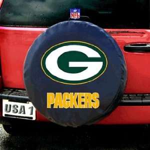  Green Bay Packers NFL Spare Tire Cover (Black): Automotive
