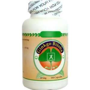  Ginkgo Biloba Extract, 60 mg, 100 capsules Health 