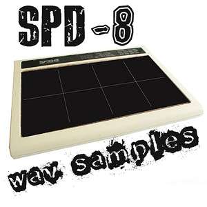 Roland spd 8 spd8 percussion pad WAV sample library acoustic 