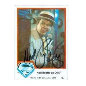 Ned Beatty autographed trading card Superman Sports 