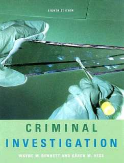 criminal investigation wayne w bennett hardcover $ 207 31