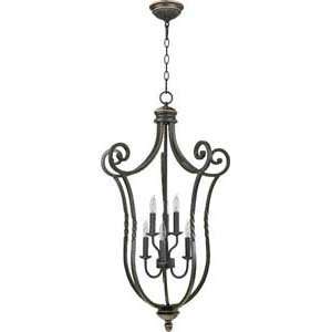 Quorum International 6878 6 95 Tribeca Black Pendant 