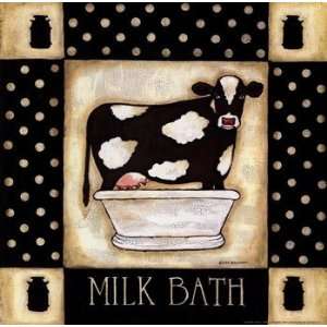    Milk Bath Poster by Cat Bachman (12.00 x 12.00): Home & Kitchen