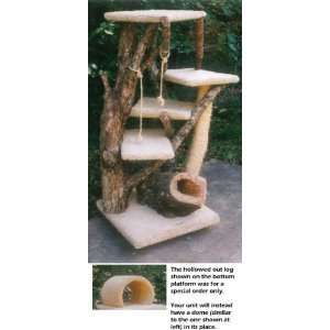  Stairway to Heaven 4 Level Rustic Cat Tree : Color ROSE 