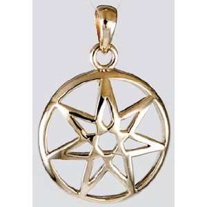  Large Seven Pointed Fairy Star Pendant