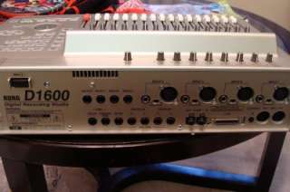 Korg D1600 Multi Track Digital Recording Studio Korg D 1600 w/ CD 