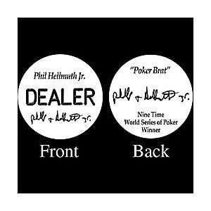 PHIL HELLMUTH JR. Professional Collectors Dealer Button  
