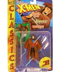  Gambit X men Animated Classics Toy Biz Power Kick Action 