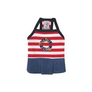   : Yacht Club Dog Dress with Pleated Skirt (XLarge): Kitchen & Dining