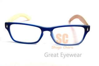 Leather eyewear spectacles EYEGLASSES frames 1803 blue/beige  