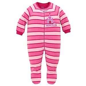    Striped Fleece Disney Princess Blanket Sleeper for Infants: Baby