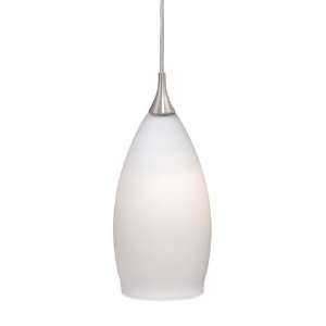  Vaxcel Euro 1 Light Pendant in Satin Nickel   PD53307SN 