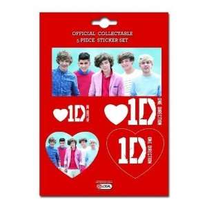  One Direction (1D) Sticker Set Toys & Games