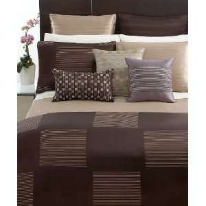  Hotel Collection Cubist Chocolate (Brown) Full/Queen Duvet 