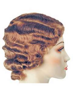 Fingerwave Fluff Flapper 1920s Lacey Costume Wig  
