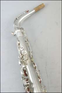 1950 Selmer Super Balanced Action Silver Plated Alto Saxophone with 