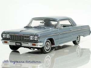 1964 Chevy SS Impala Coupe in Silver Blue  