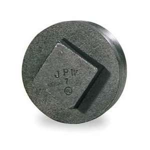 Industrial Grade 2WU86 Square Head Plug, 2 1/2 In, Black:  