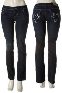 YMI Skinny Dark Denim Zip Ankle Jeans  