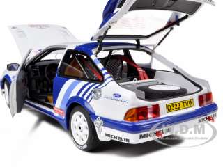 diecast model car of Ford Sierra Cosworth #12 Tour De Corse Rally 1988 