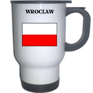  Poland   WROCLAW White Stainless Steel Mug Everything 
