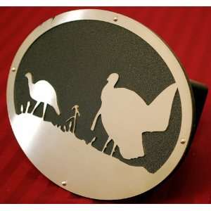    Turkey Laser Cut Stainless Steel Trailer Hitch Cover: Automotive