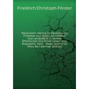   Berl (German Edition) (9785875886669) Friedrich Christoph FÃ¶rster