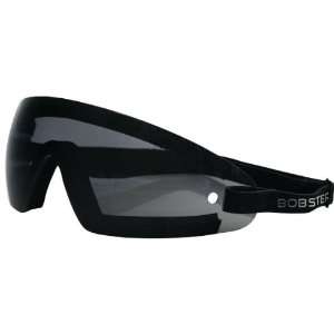    Bobster Wrap Around Black With Smoke Lens Sunglasses: Automotive