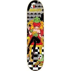 Hook Ups Wowser Skateboard Deck   7.75 