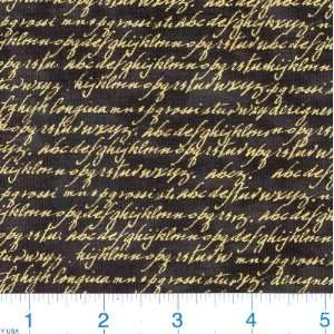  45 Wide Lonni Rossis Fragments Writings Black Fabric By 